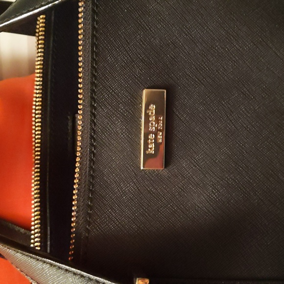 Kate spade black bag with gold hardware - Picture 2 of 13